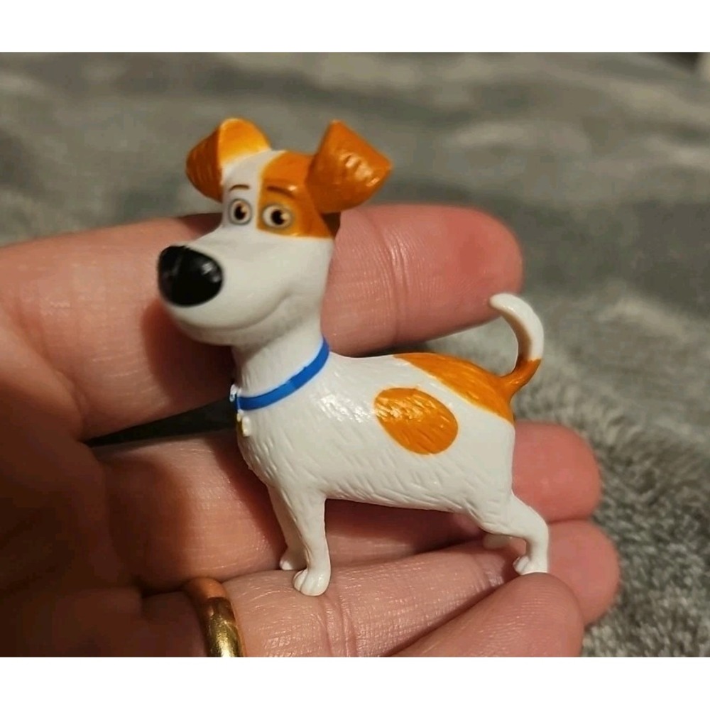 The Secret Life of Pets MAX PVC Dog Pet Figure Illumination Spin Masters‎ 3" Toy